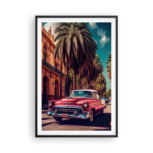 Pôster com moldura preta - Ainda em Havana - 61x91 cm