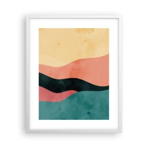 Pôster em moldura branca - Incompatibilidade compatível - 40x50 cm