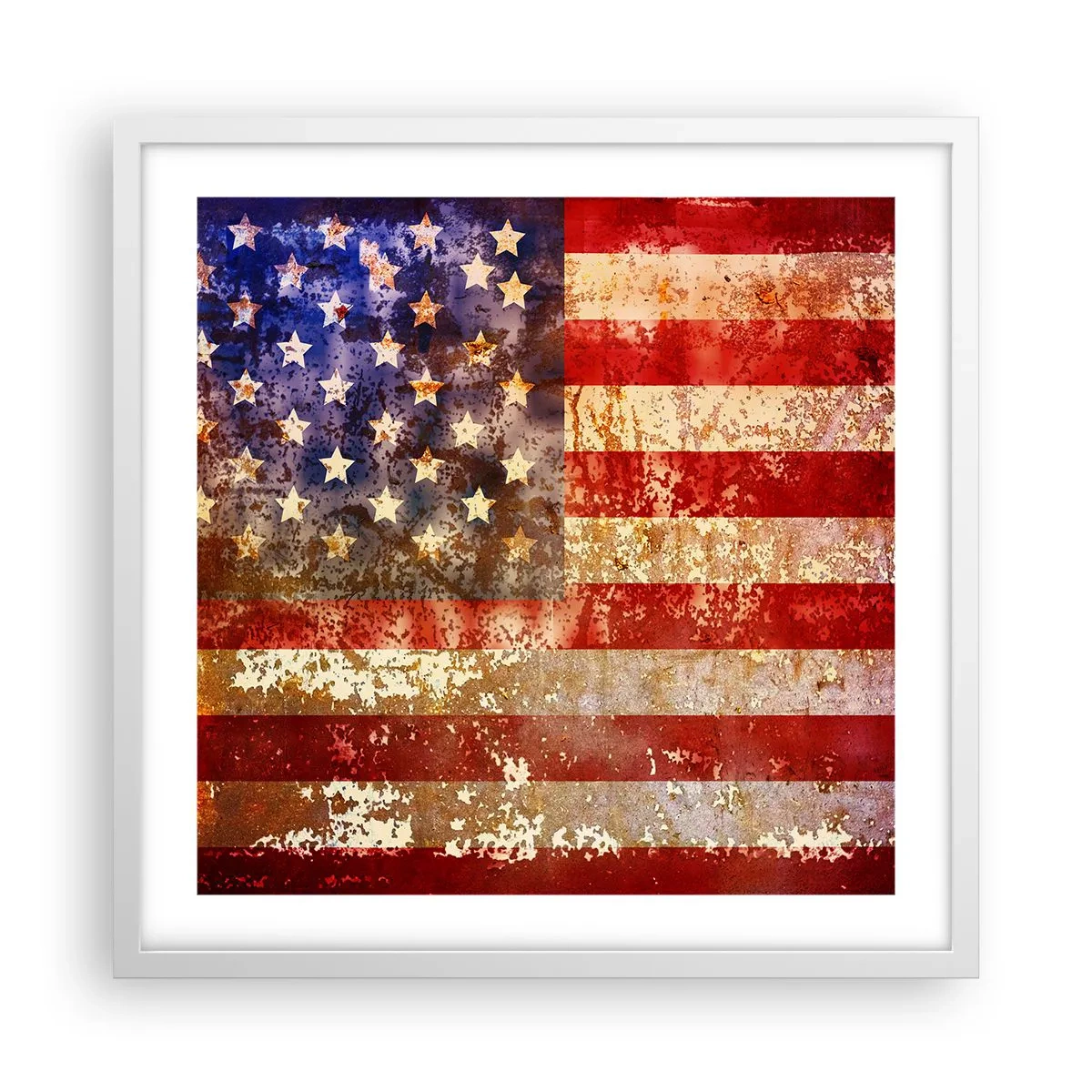 Pôster em moldura branca - A glória não será esquecida - 50x50 cm