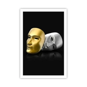 Pôster - A vida é um teatro - 61x91 cm