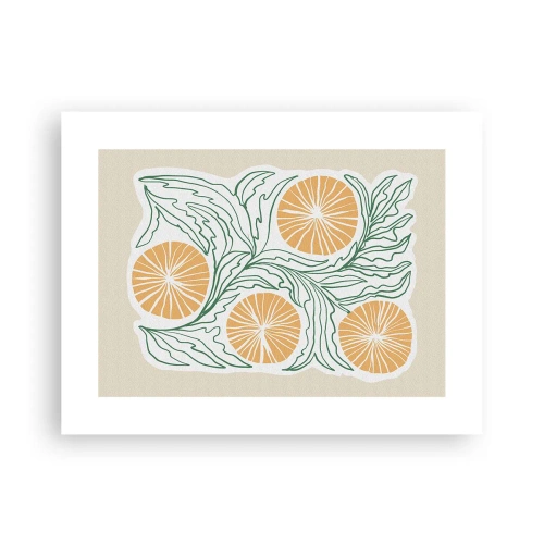 Pôster - Étnico com um toque de abstração - 40x30 cm