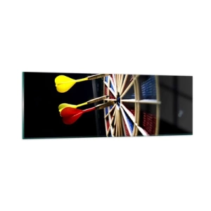 Quadro em vidro - Direto ao ponto - 90x30 cm