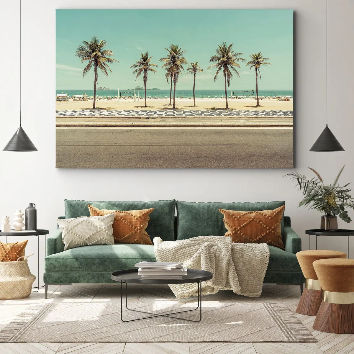 Quadro em tela - Em guarda da praia - 120x80 cm