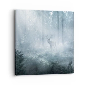 Quadro em tela - Passeio matinal à volta da propriedade - 30x30 cm