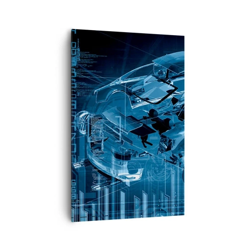 Quadro em tela - Anatomia da engenharia - 80x120 cm