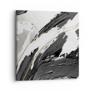 Quadro em tela - Abstração em grande escala - 30x30 cm