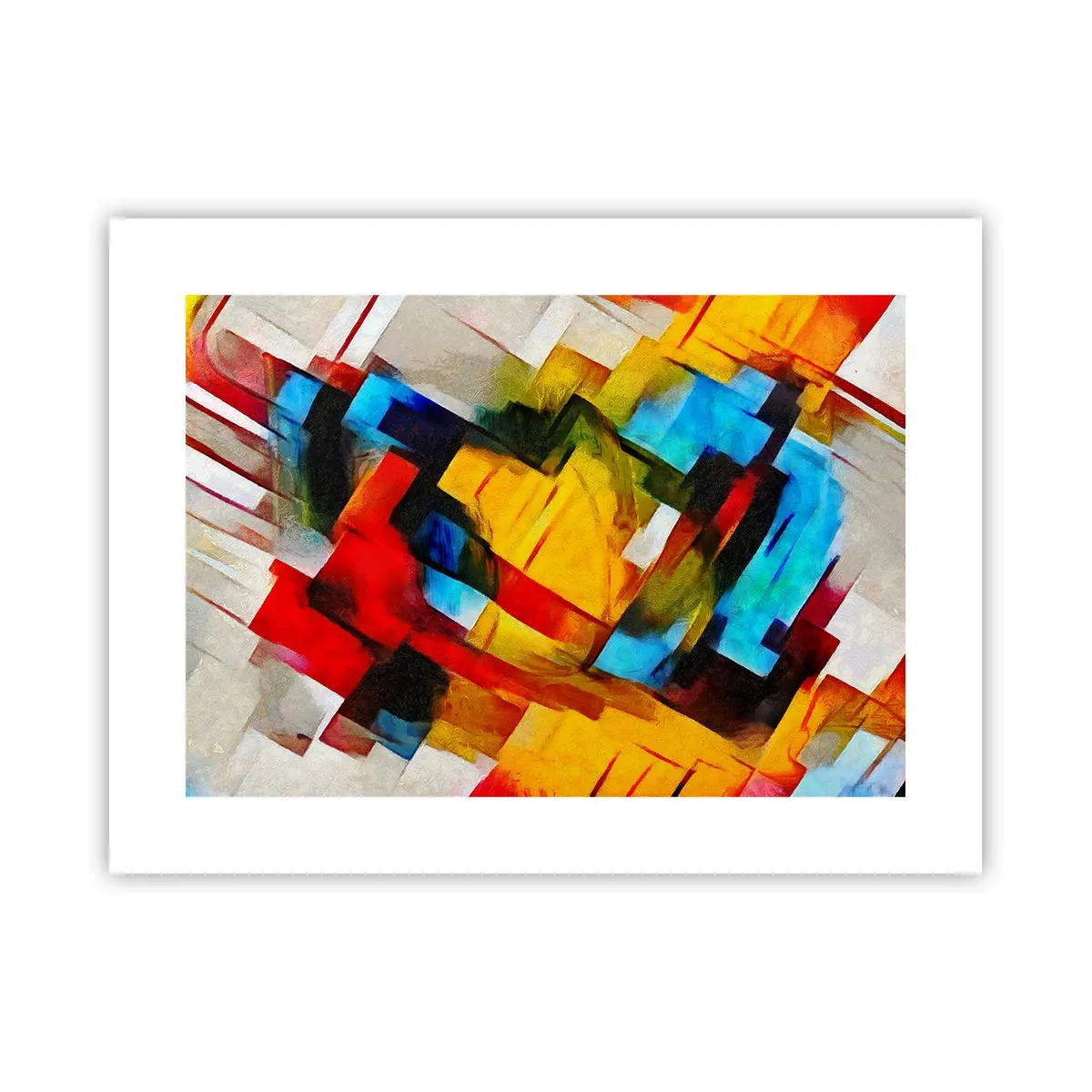 Pôster - Camadas multicoloridas - 40x30 cm