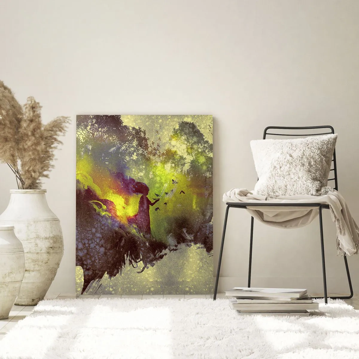 Quadro em vidro - Mãe Natureza - 70x100 cm