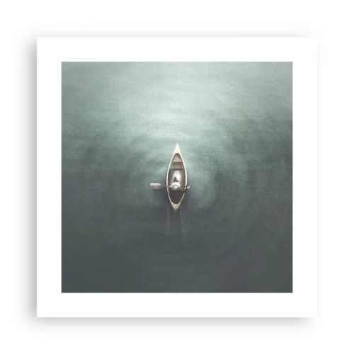 Pôster - Através do lago da lua - 40x40 cm