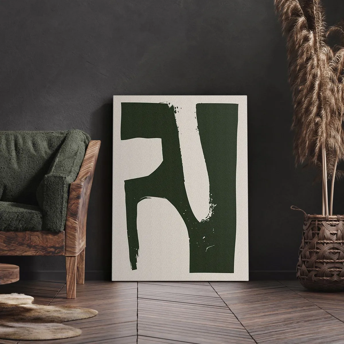 Quadro em tela - Baías de branco - 70x100 cm