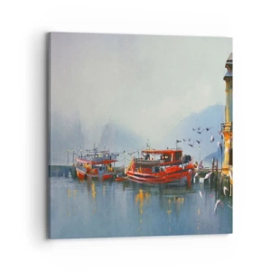 Quadro em tela - No fim do mundo - 70x70 cm