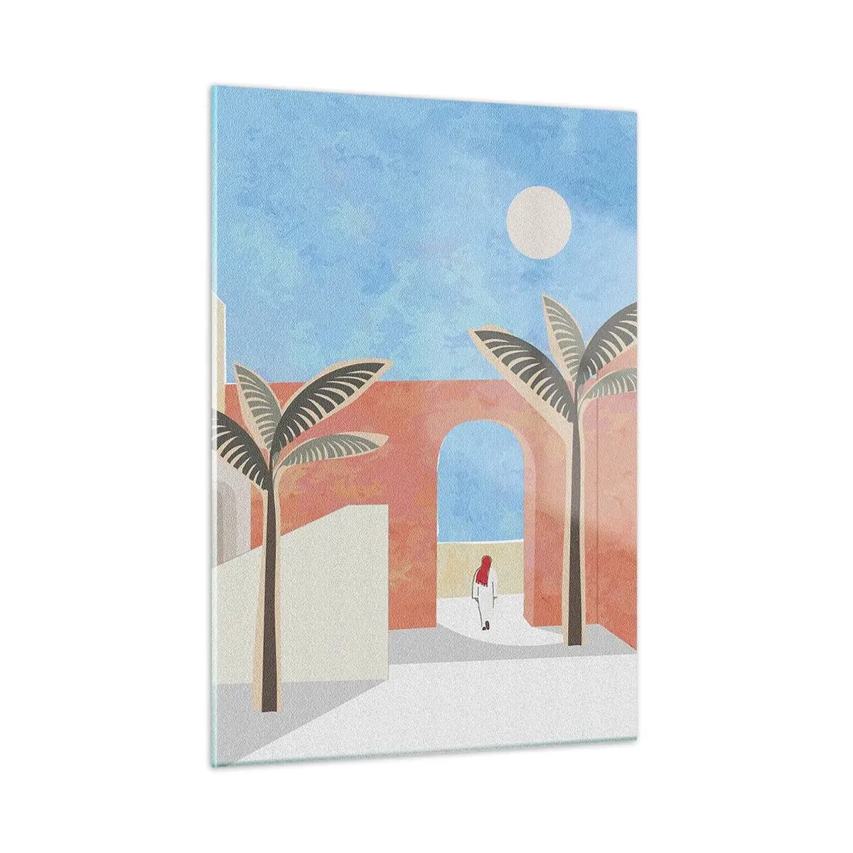 Quadro em vidro - Dia árabe - 50x70 cm