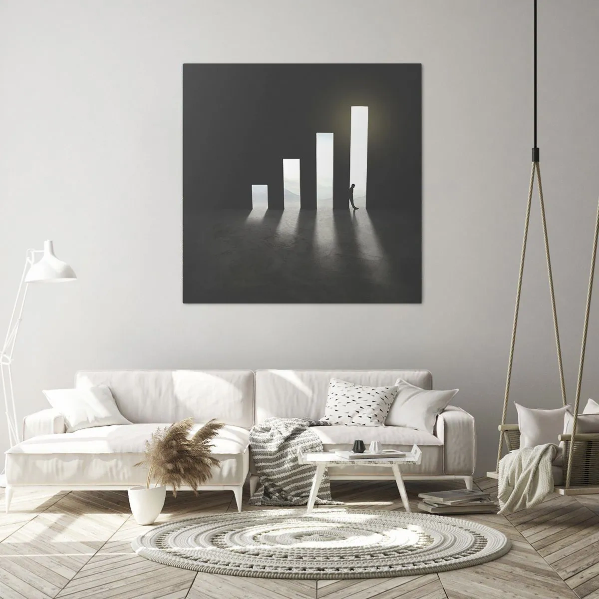 Quadro em tela - Sucesso – impressão - 30x30 cm