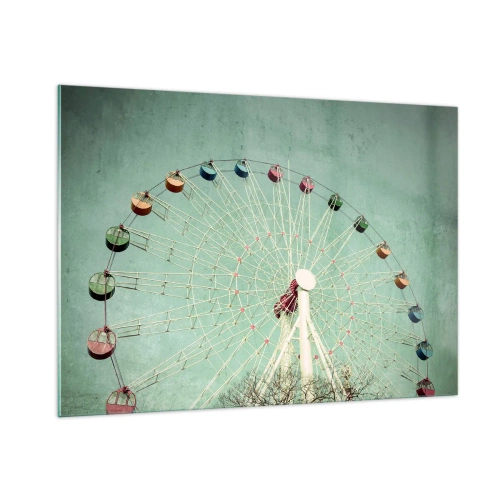 Quadro em vidro - Diverte-te - 100x70 cm