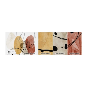 Amostra de Papel de Parede Standard Eco - Como o ar leve e transparente - Abstração, Pedaço, Arte Moderna - 100x30 cm