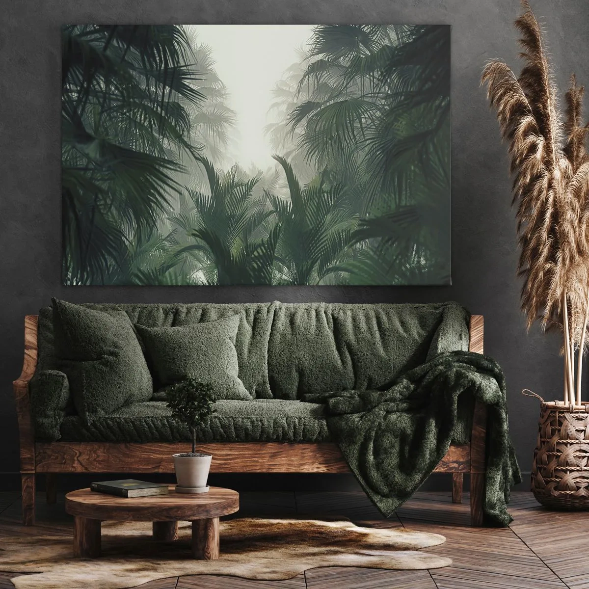 Quadro em tela - Mistério tropical - 120x80 cm