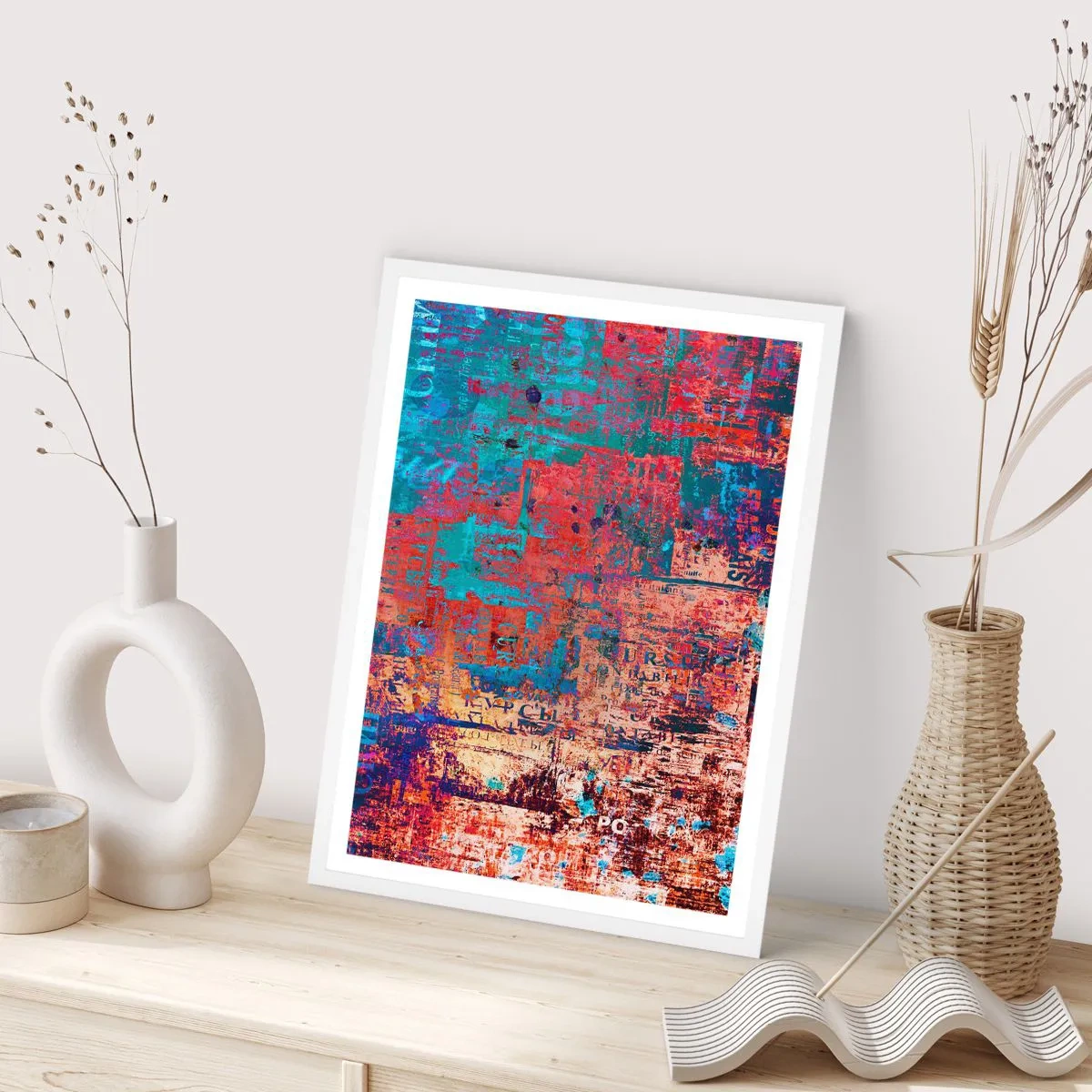 Pôster em moldura branca - Memória e esquecimento - 30x40 cm