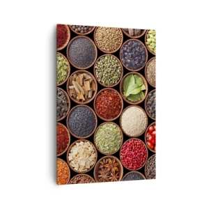 Quadro em tela - Todos os sabores do mundo - 70x100 cm