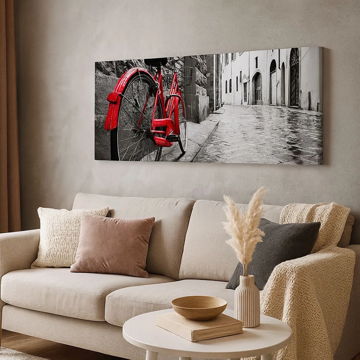 Quadro em tela - A verdadeira beleza não envelhece - 100x40 cm