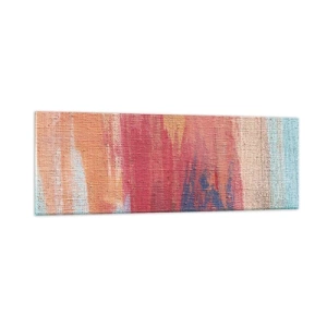 Quadro em vidro - Flutuar pelo arco-íris - 90x30 cm