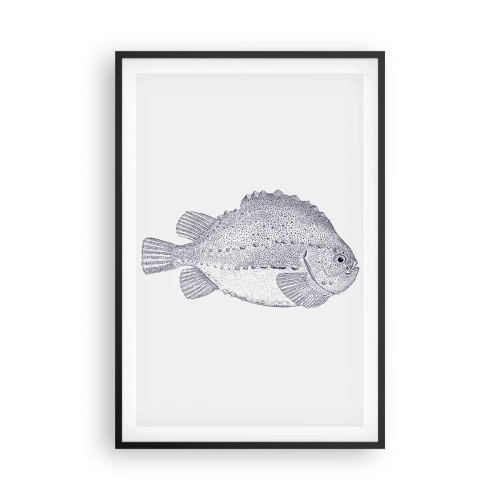 Pôster com moldura preta - Para o álbum do naturalista - 61x91 cm