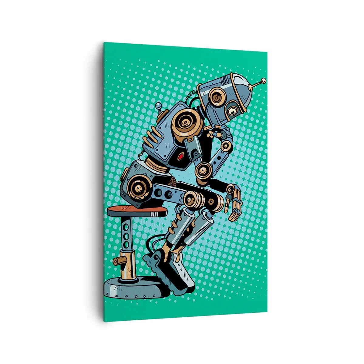 Quadro em tela - Sobre a essência do ser - 80x120 cm