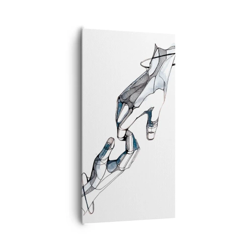 Quadro em tela - Um bom gesto - 65x120 cm