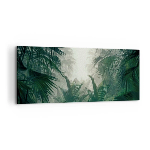 Quadro em tela - Mistério tropical - 100x40 cm