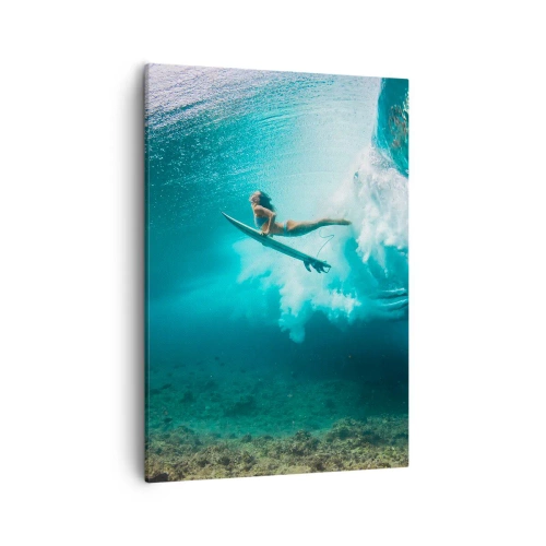 Quadro em tela - O mundo subaquático - 50x70 cm