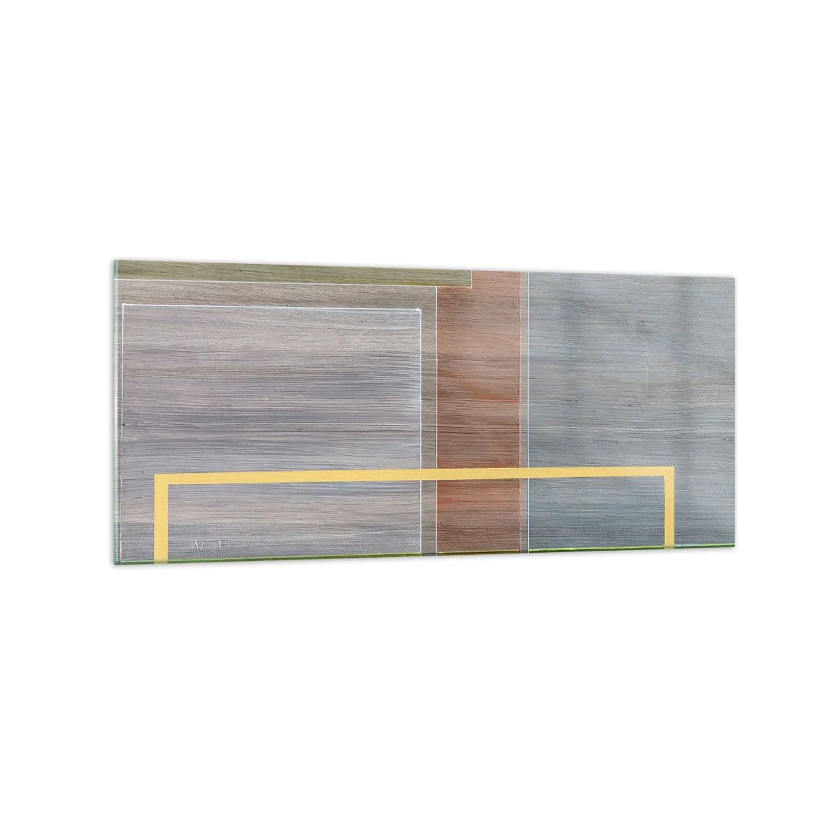 Quadro em vidro - Simples e calmo - 120x50 cm