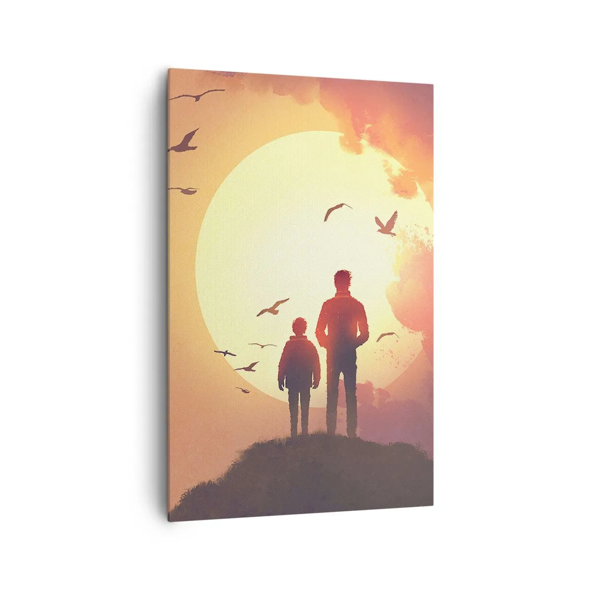 Quadro em tela - Cara a cara com o sol - 80x120 cm