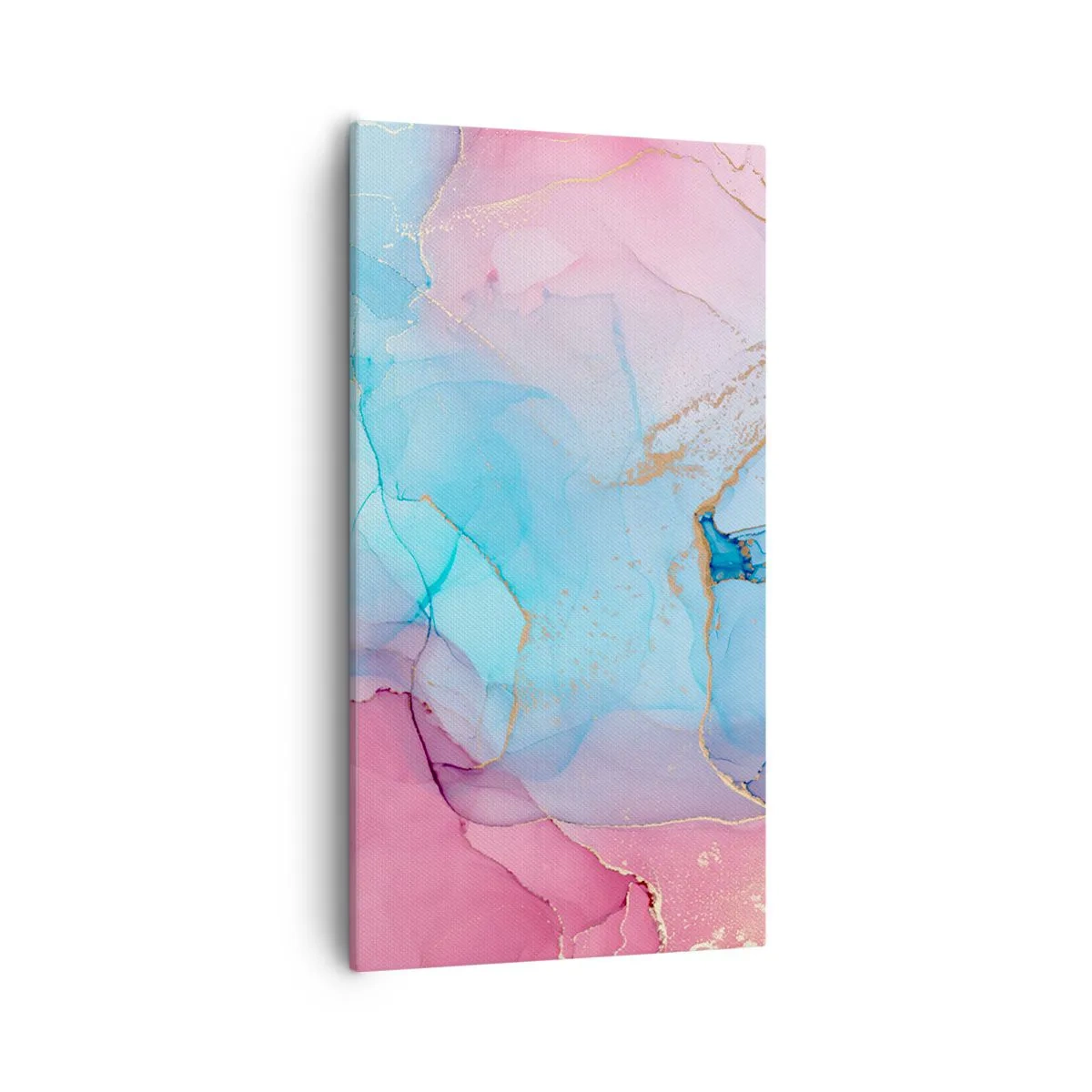 Quadro em tela - Encontro e difusão - 55x100 cm