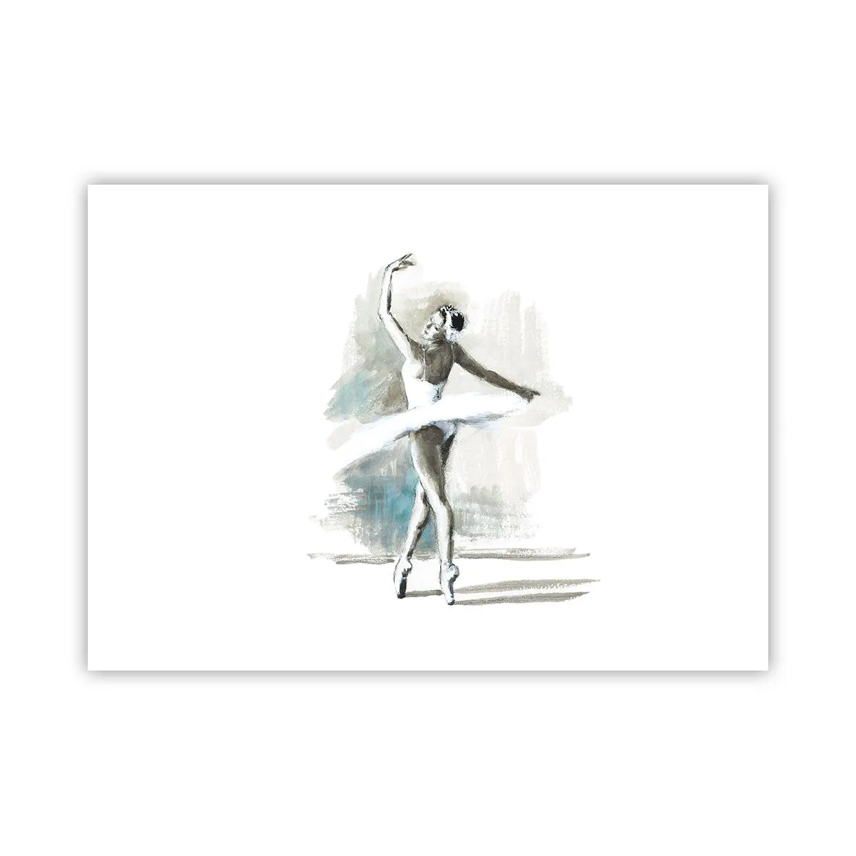 Pôster - Encantada num cisne - 70x50 cm