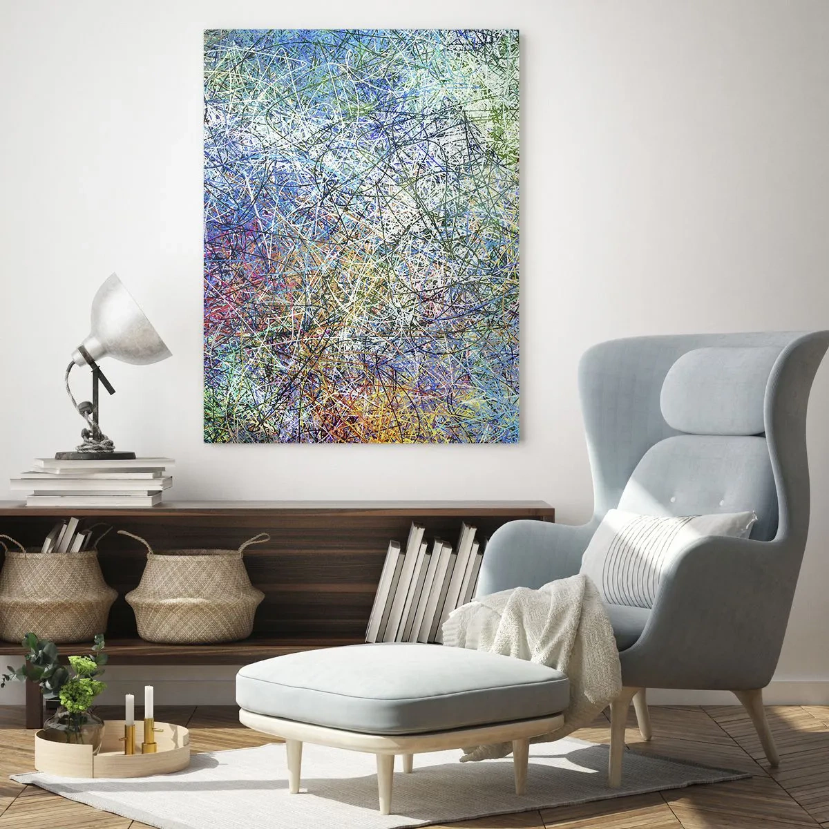 Quadro em vidro - Não é assim tão simples - 50x70 cm