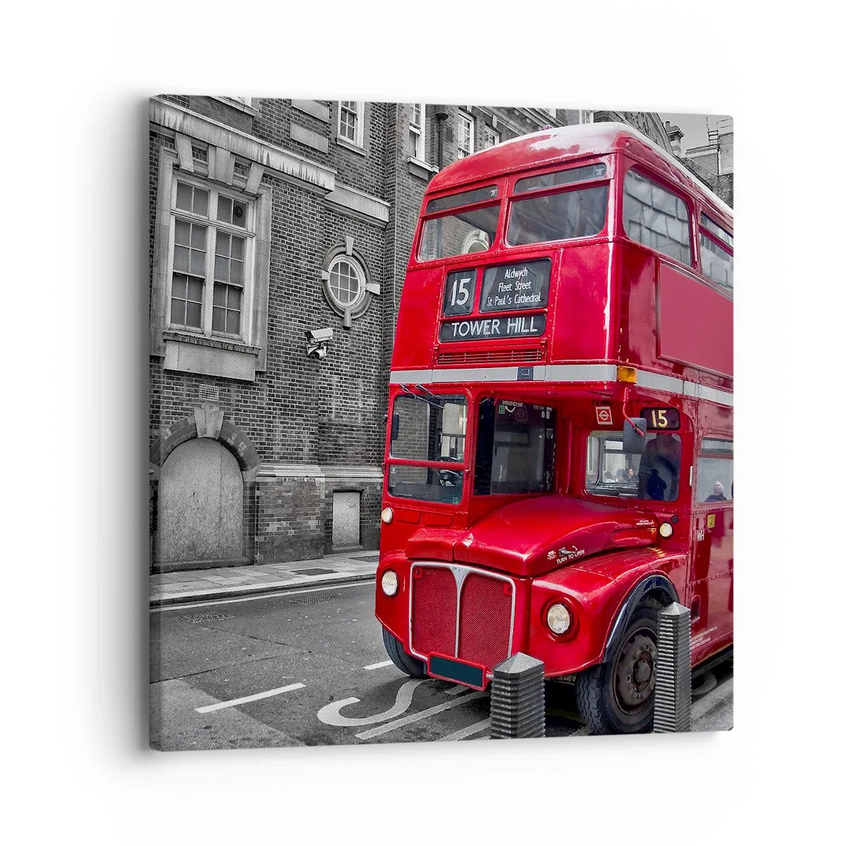 Quadro em tela - Sempre o mesmo - 30x30 cm