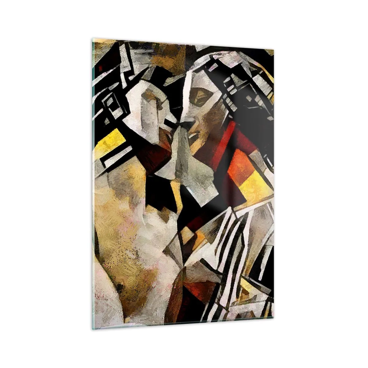 Quadro em vidro - Beijo da estátua - 50x70 cm