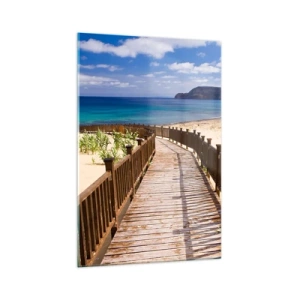 Quadro em vidro - Leve-me para as ilhas felizes - 70x100 cm