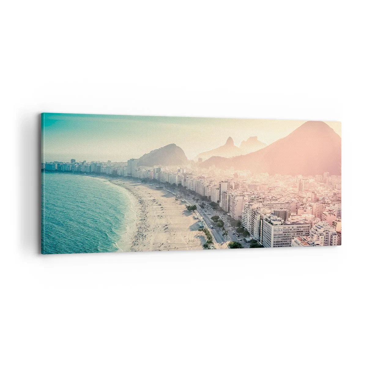 Quadro em tela - Férias eternas no Rio - 100x40 cm