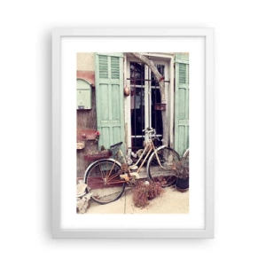 Pôster em moldura branca - Viva a província - 30x40 cm