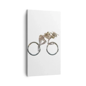 Quadro em tela - Uma ótima máquina - 45x80 cm