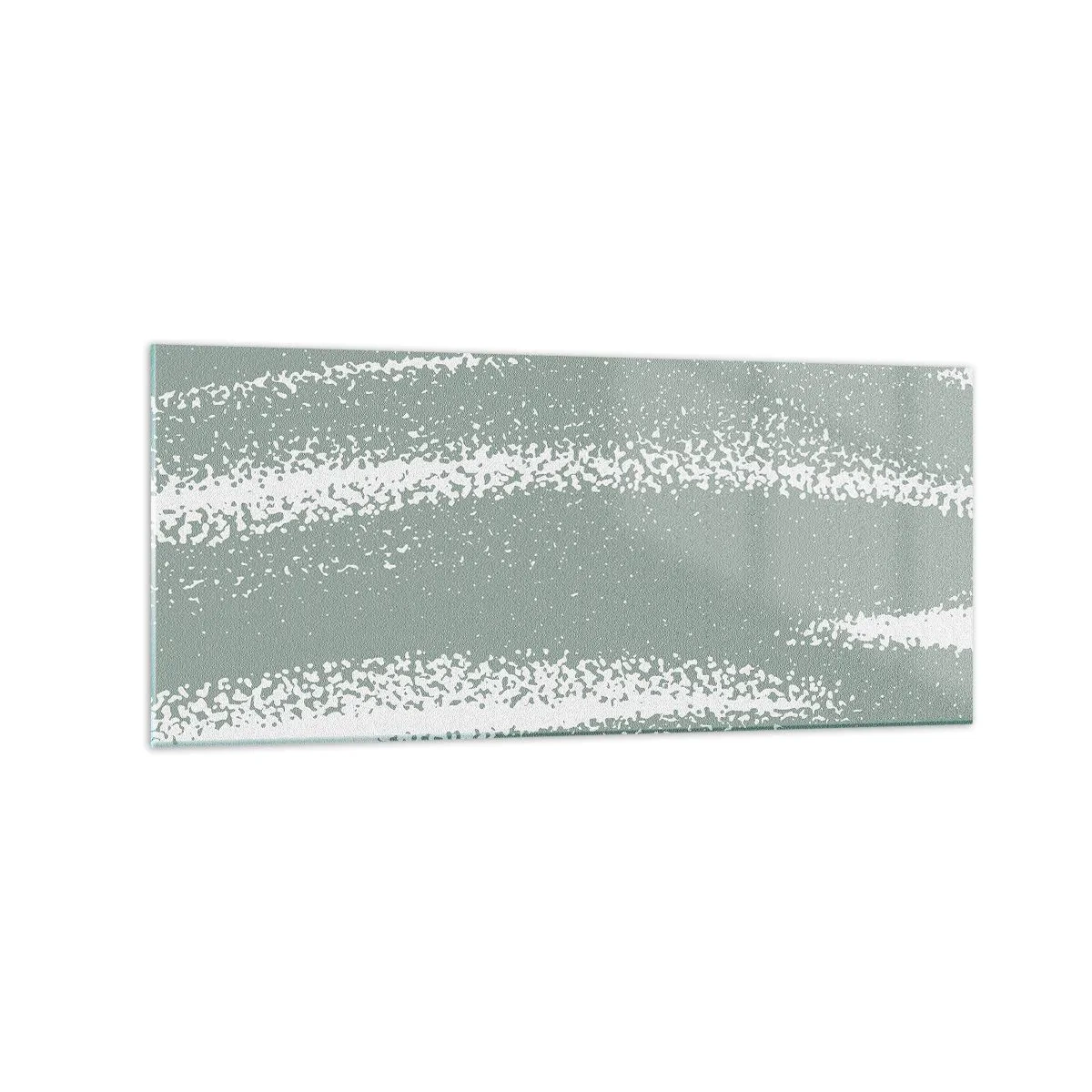 Quadro em vidro - Abstração em um clima de inverno - 120x50 cm