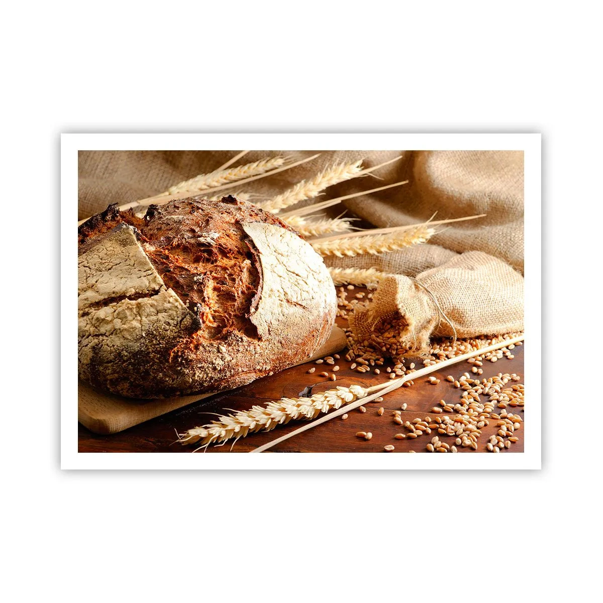 Pôster - Apetitoso, perfumado, crocante - 100x70 cm