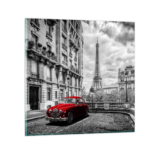 Quadro em vidro - Predador na cidade - 30x30 cm