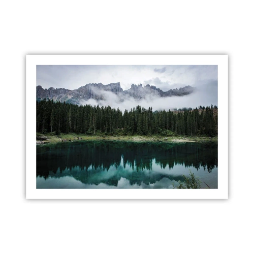 Pôster - Calma, silêncio, não vamos acordar a água... - 70x50 cm