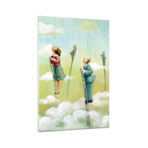 Quadro em vidro - Por trás do seu sonho - 70x100 cm