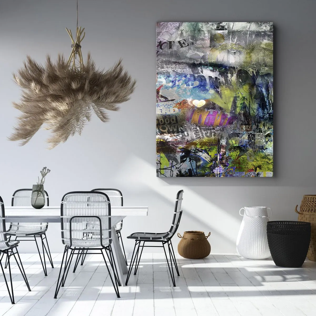 Quadro em tela - Colagem de memórias - 50x70 cm