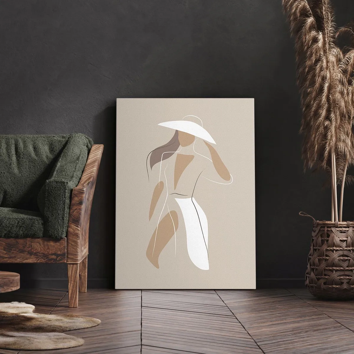 Quadro em tela - A moda é diversão - 65x120 cm