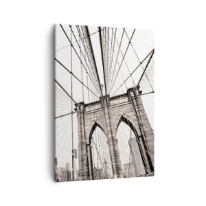 Quadro em tela - Catedral de Nova York - 50x70 cm