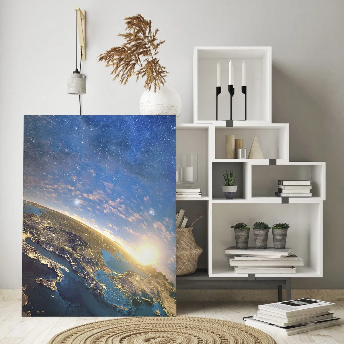 Quadro em vidro - Vamos olhar para nós mesmos à distância - 70x100 cm