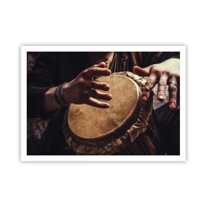 Pôster - No ritmo do coração - 100x70 cm